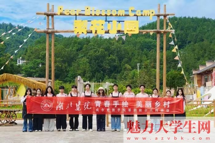 让墙壁“说话”，让乡村“出圈”｜湖北建院学子执艺术之笔绘就和美乡村新画卷”